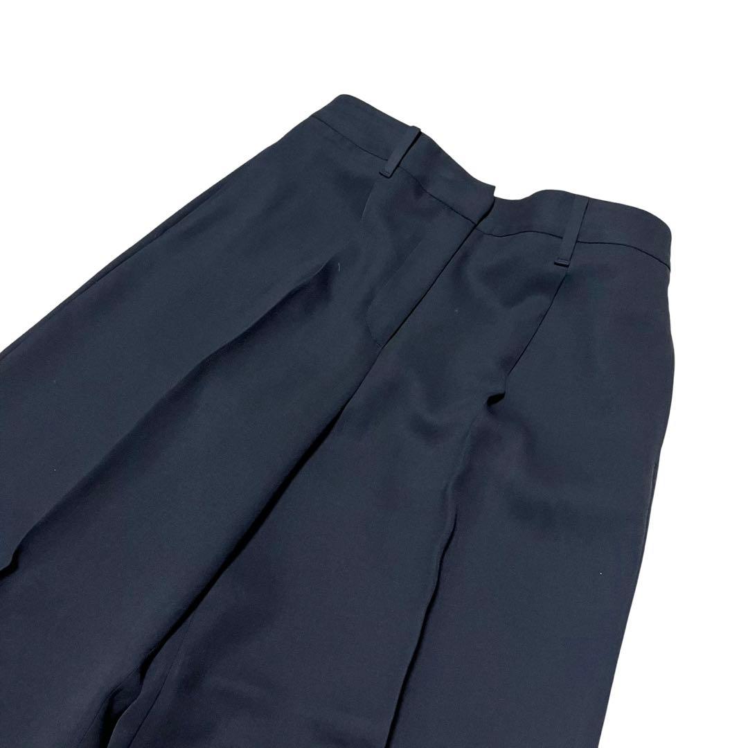 極美品　PLST ノーカラージャケット　パンツスーツ　セットアップ　黒　Mサイズ