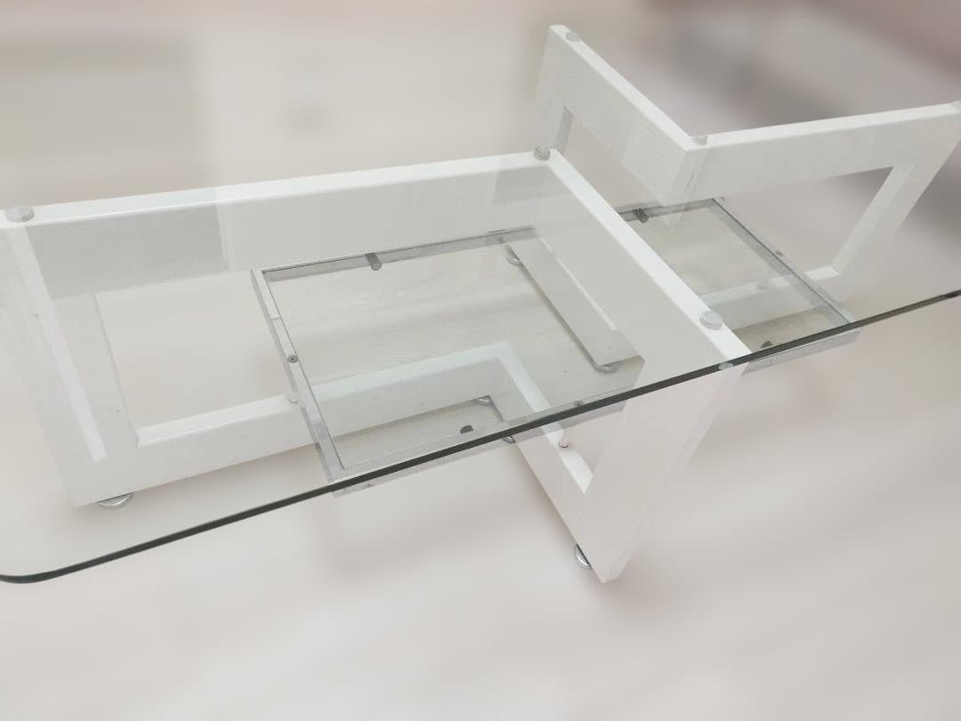 【定価11万】【送料無料】IDC大塚家具 ARTE ガラステーブルアルテ