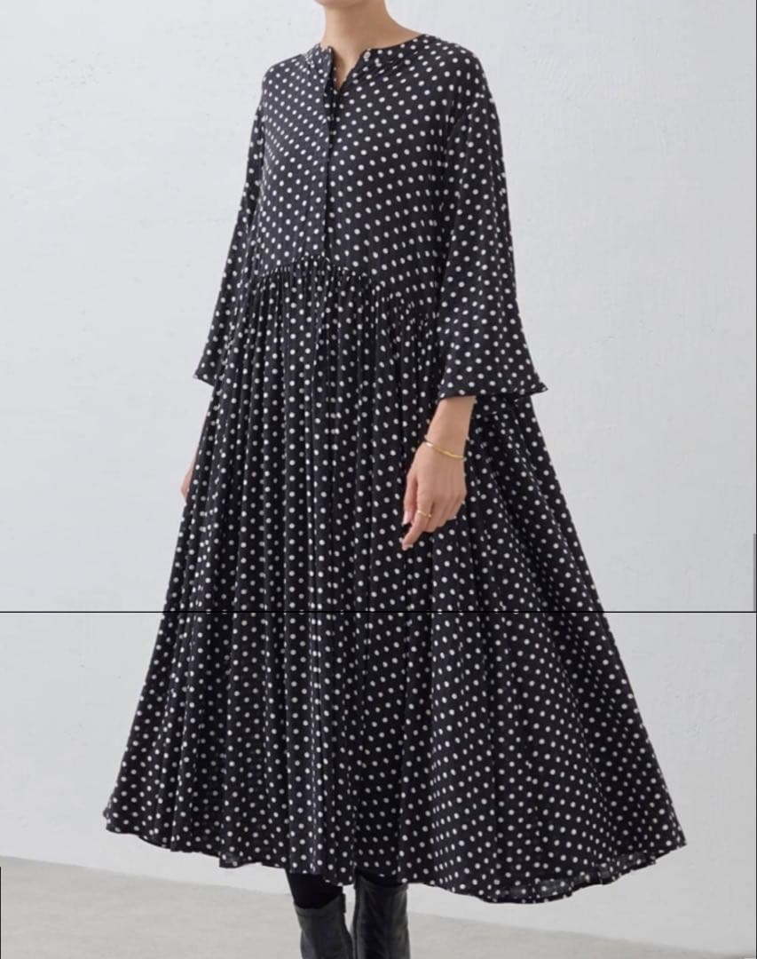 お値下げしました【未使用】BEARDSLEY ドットワンピース　サイズ0