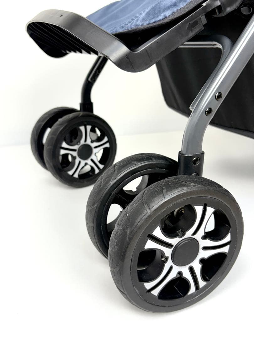 KATOJI カトージ 2人乗りベビーカー 二人でゴー　ネイビー