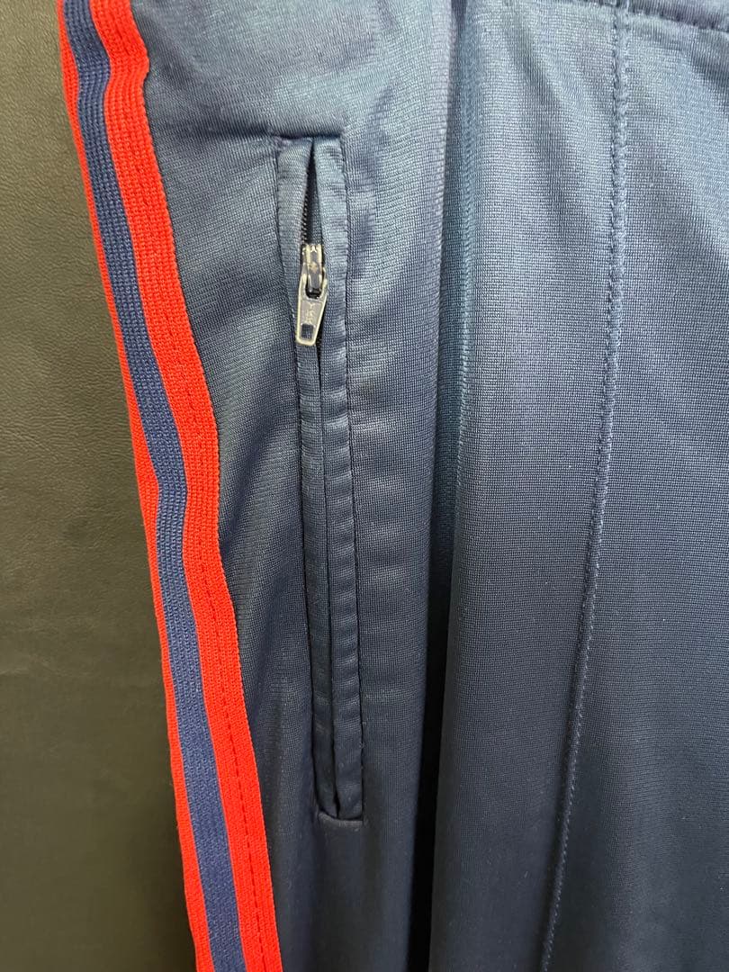 USA製 adidas ATP ネイビー×レッド　トラックパンツ M 刺繍ロゴ