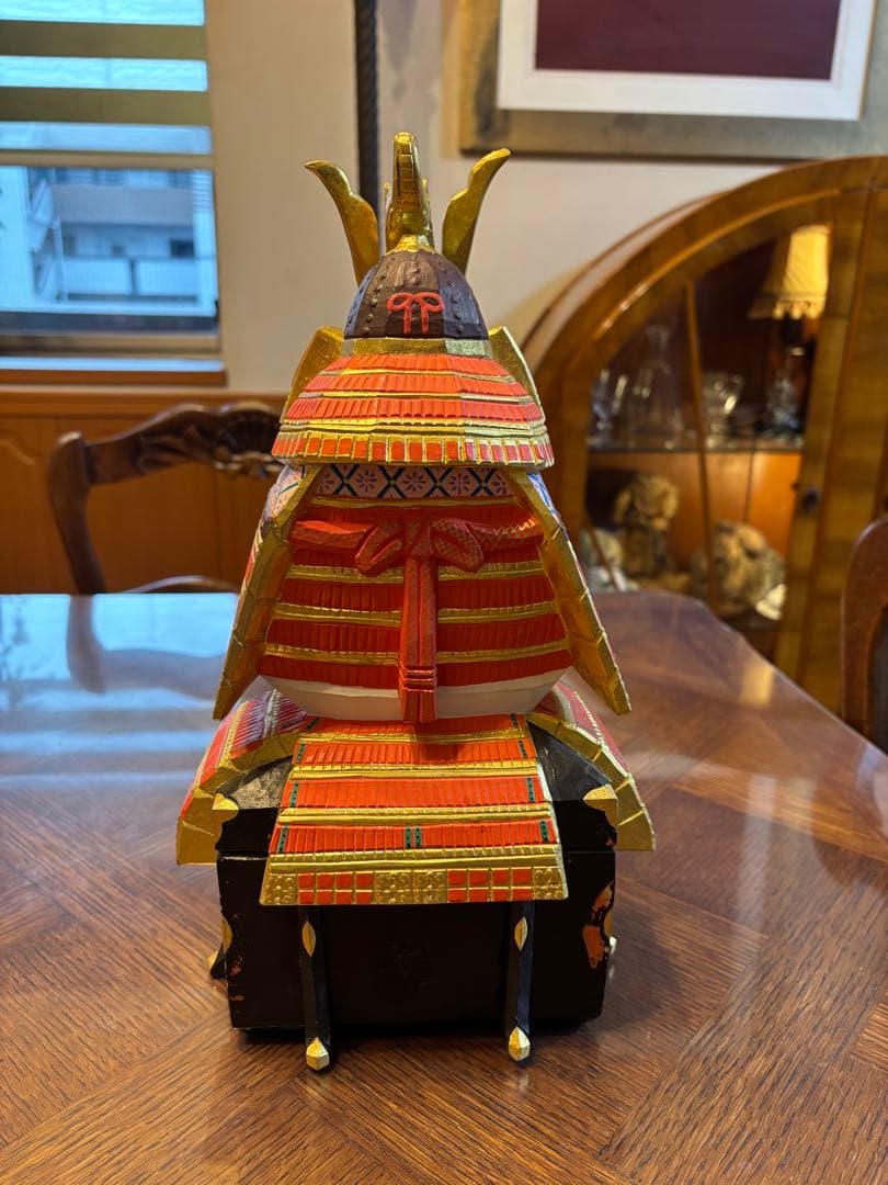 特大　五月人形 一刀彫　清水　古俊作