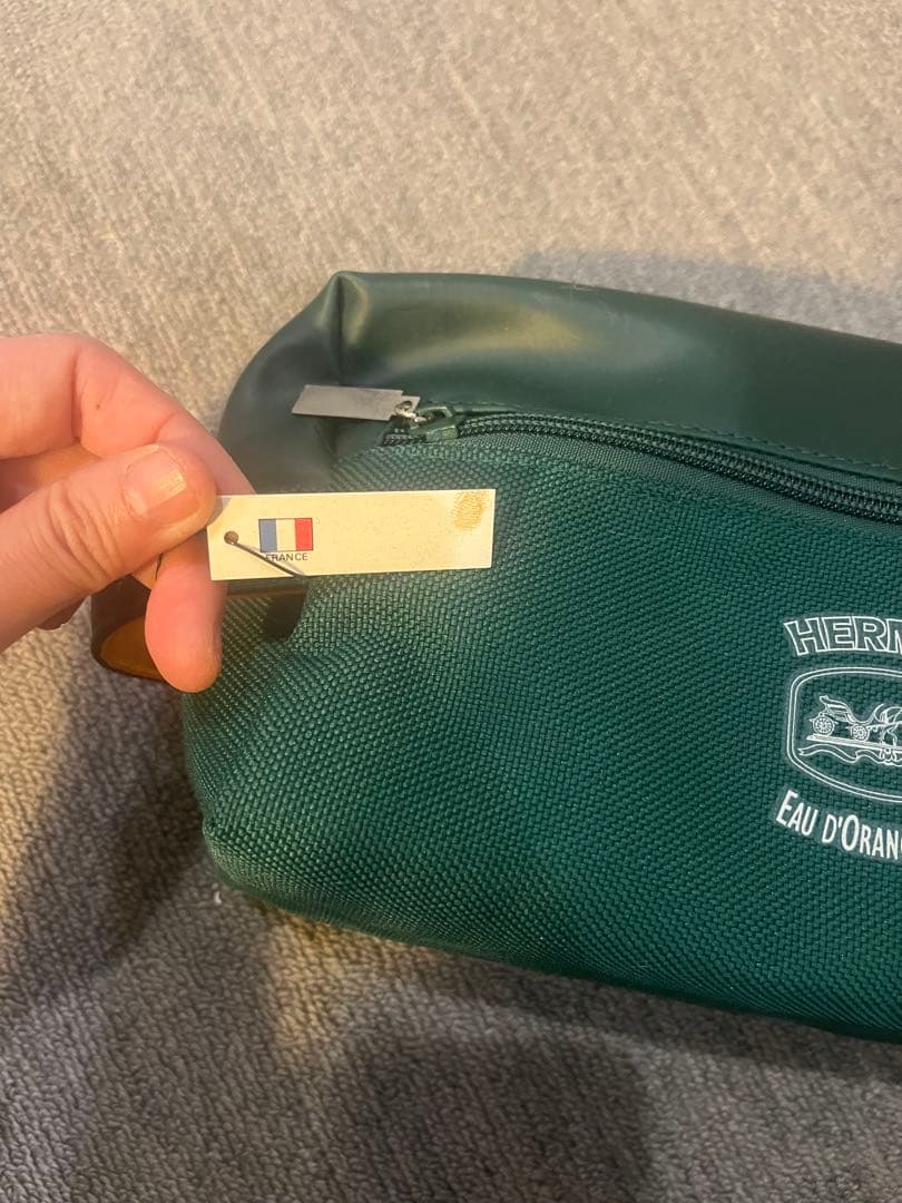 HERMES Eau d'Orange Verte メッセンジャーバッグ