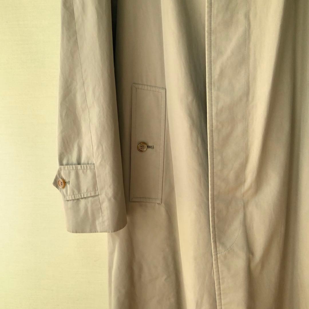 OLD ENGLANDオールドイングランド バルカラーコート 36英国製 カーキ