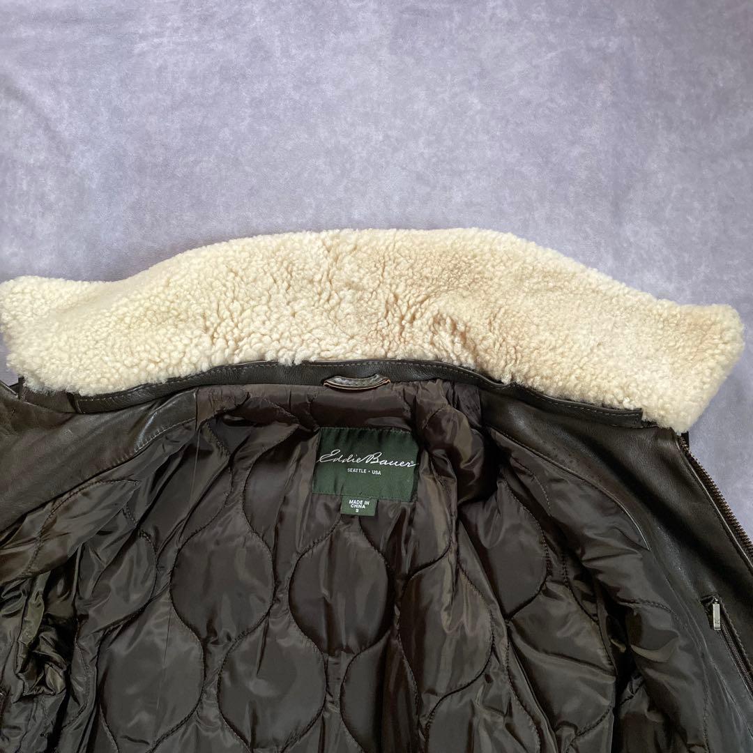 1/22限定値下❣️00's Eddie Bauer B-3 leather
