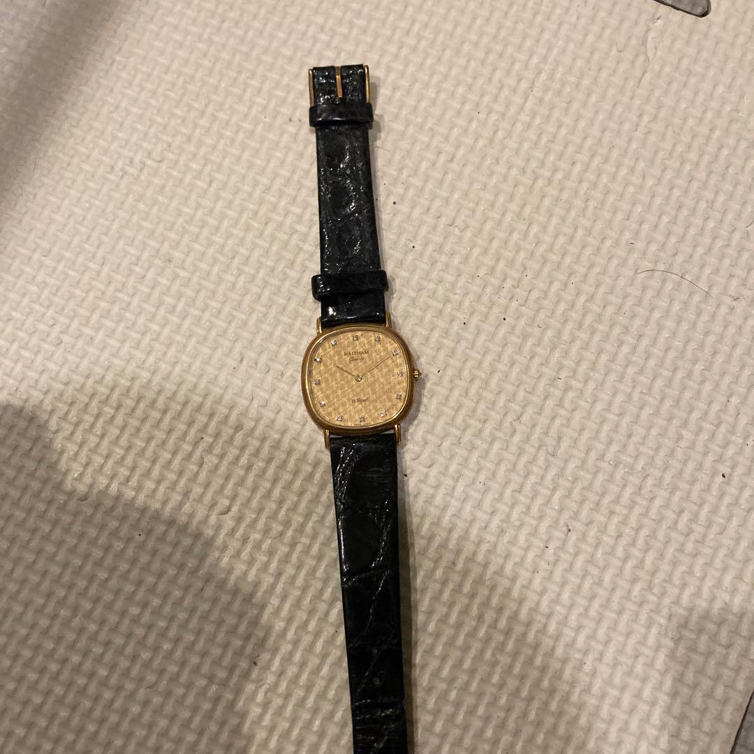 Waltham 18carat時計アンティーク　ウォルサム