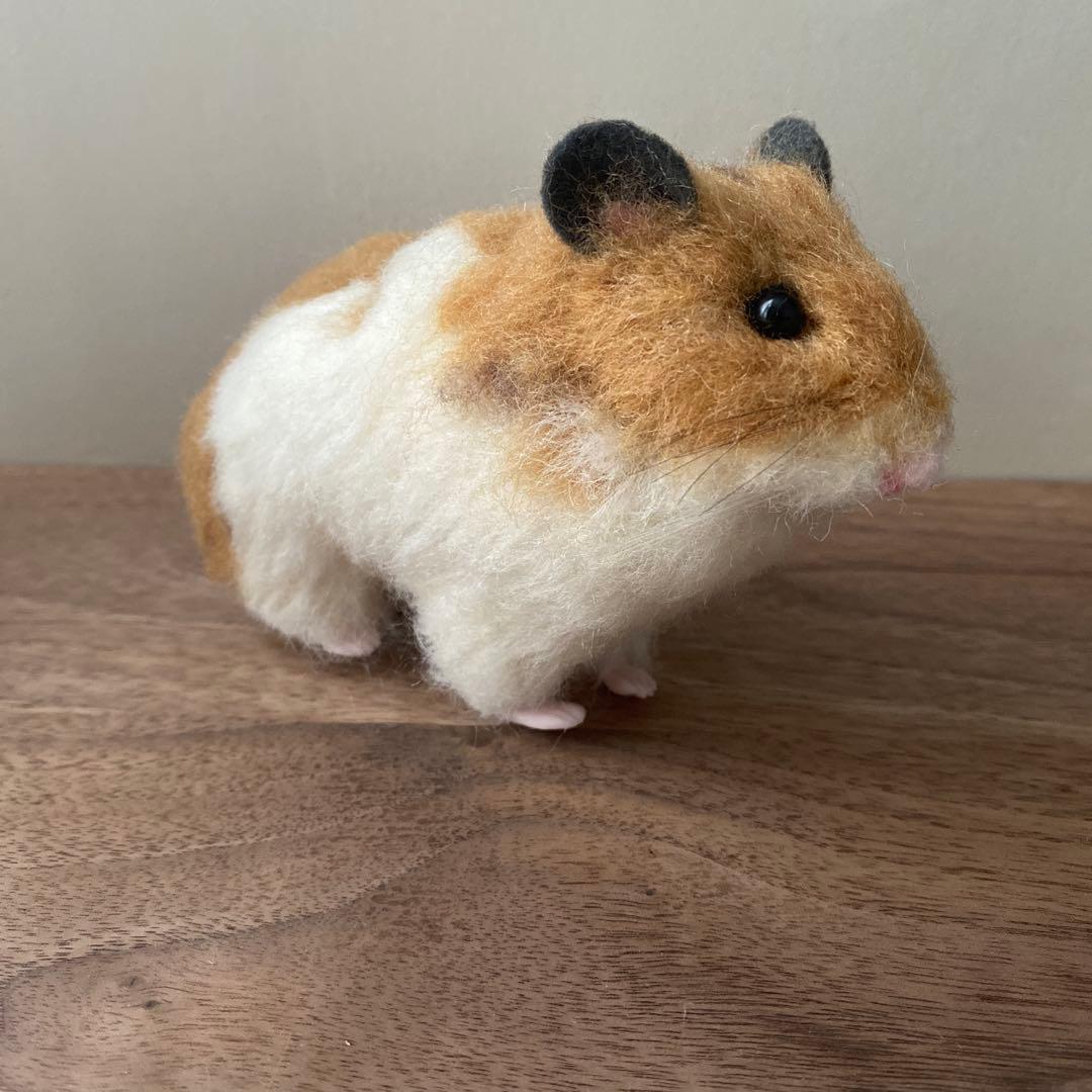 【羊毛フェルト】ハムスター★オーダー（とら）
