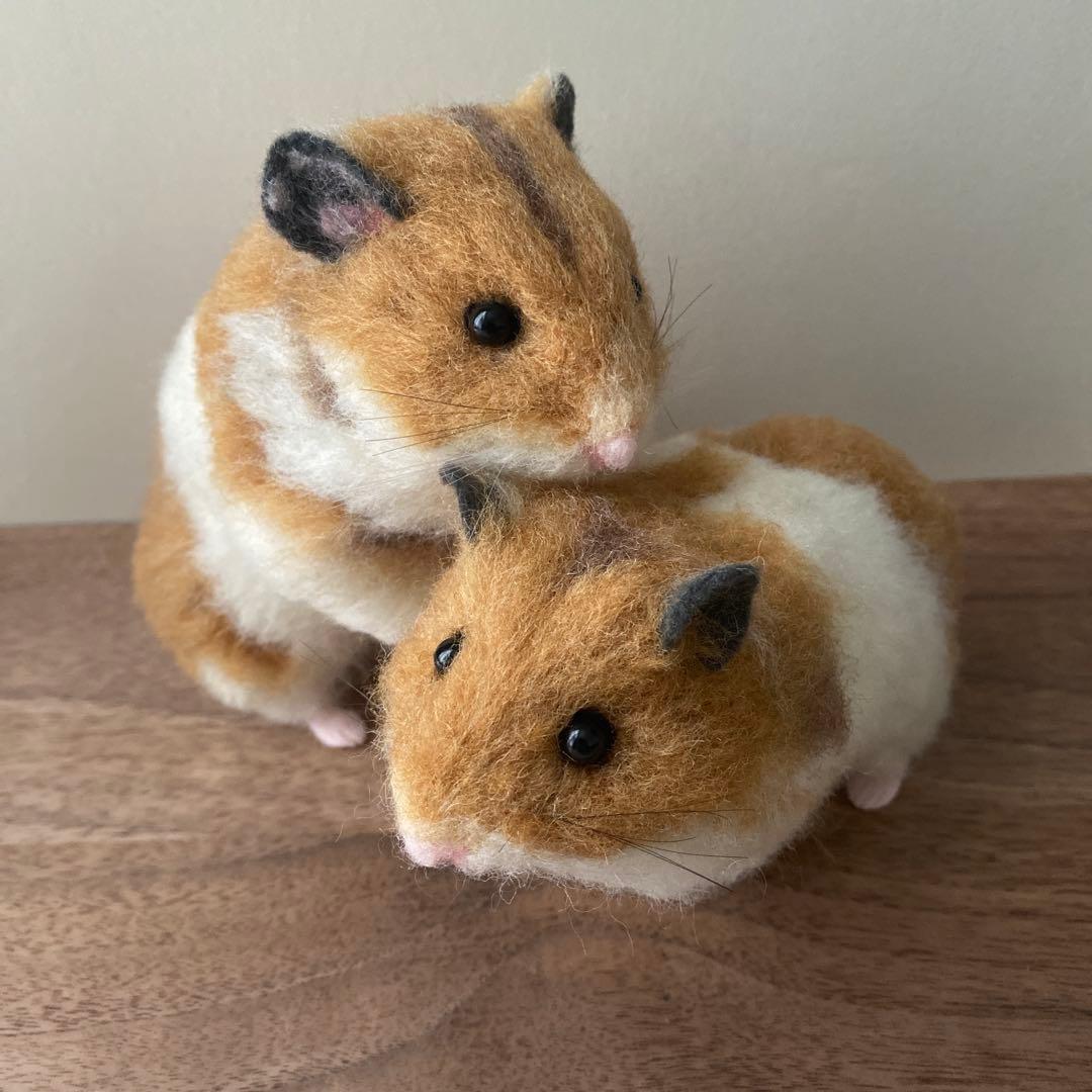 【羊毛フェルト】ハムスター★オーダー（とら）