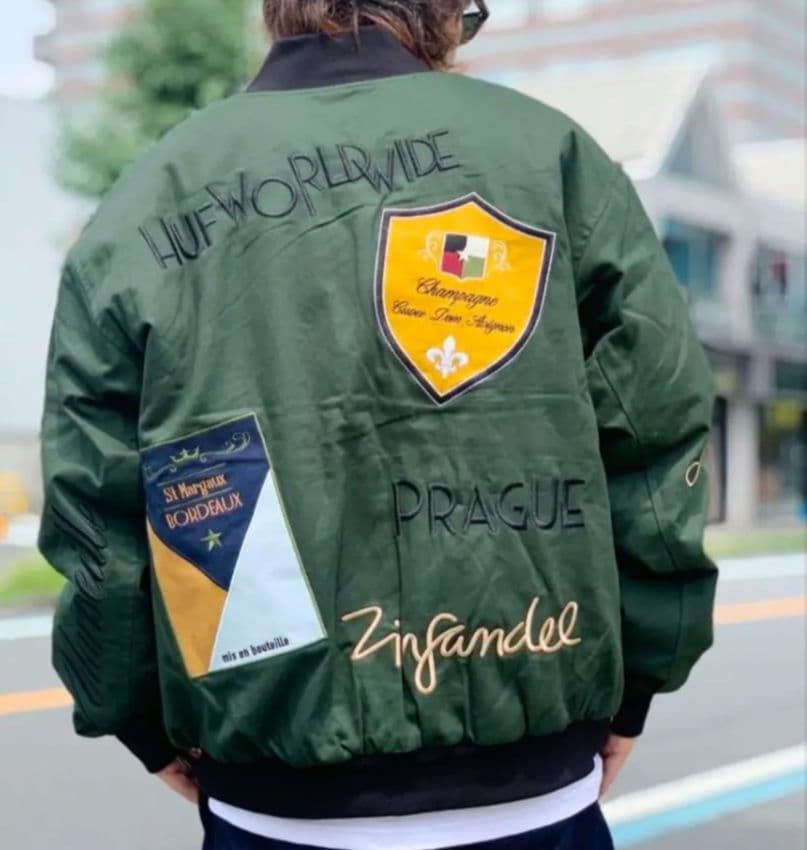 入手困難✨HUF ハフ MA-1 ストラトフォード ツアー フライトジャケット