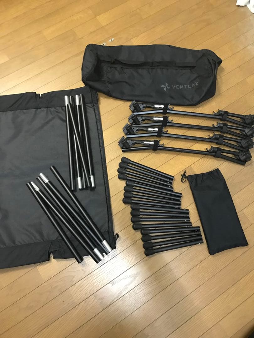 ヴェントラクス　2WAY ADJUSTABLE COT WIDE BLACK