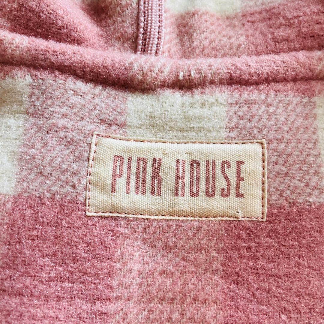 入手困難　美品　ピンクハウス　F チェック　ダッフルコート ピンク　トグル
