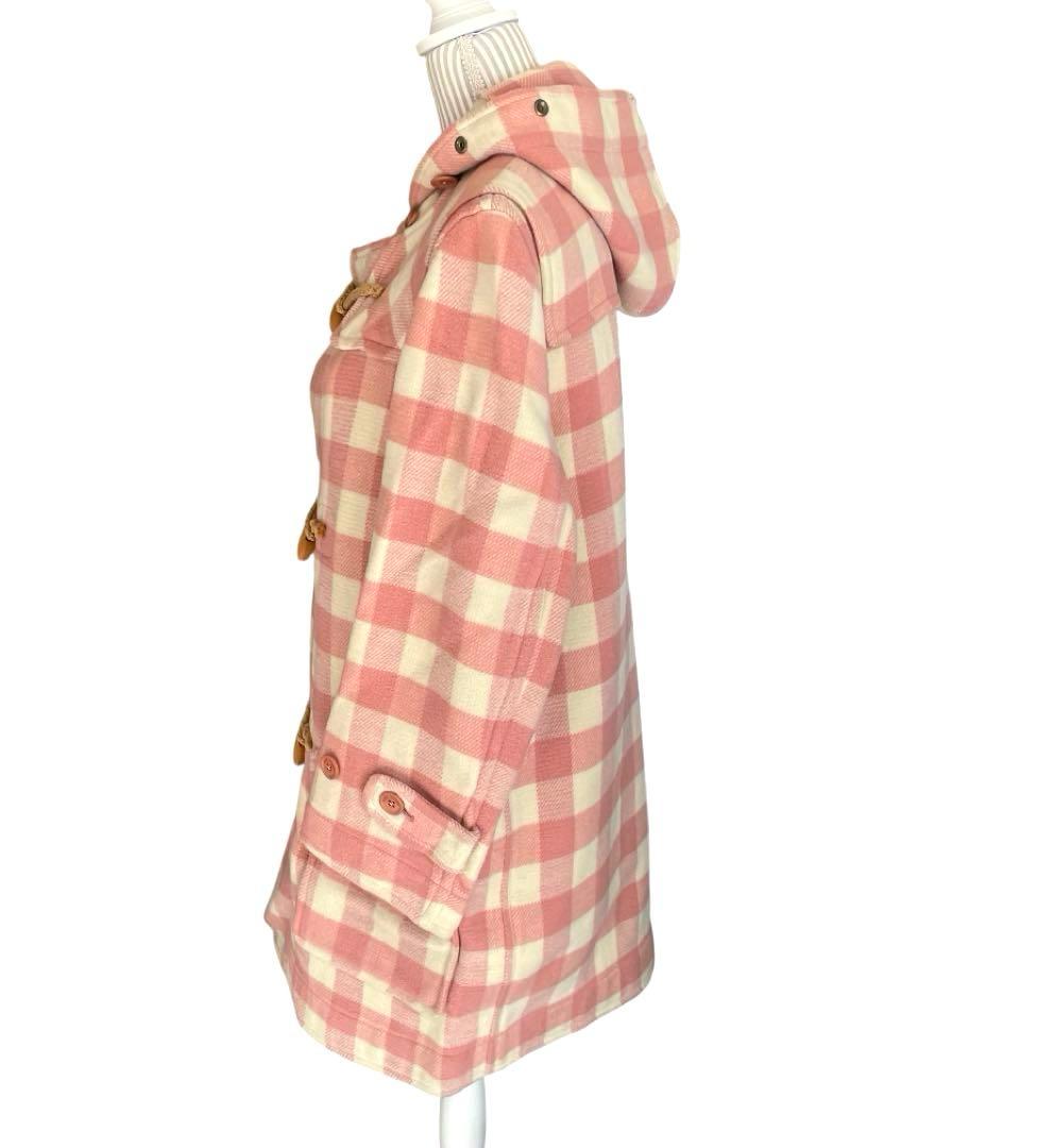 入手困難　美品　ピンクハウス　F チェック　ダッフルコート ピンク　トグル