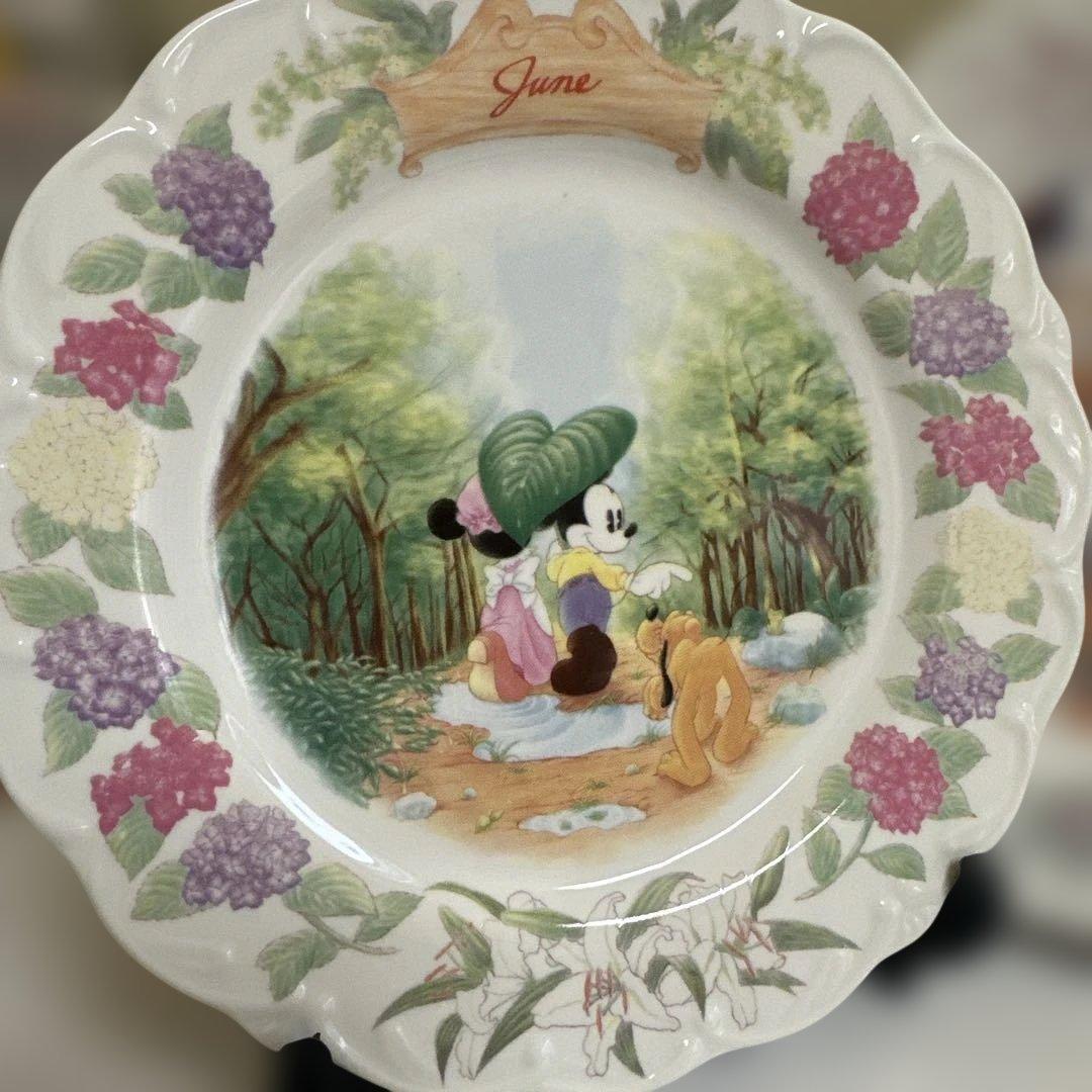 ディズニー　ミッキー&ミニーコレクション　プレート