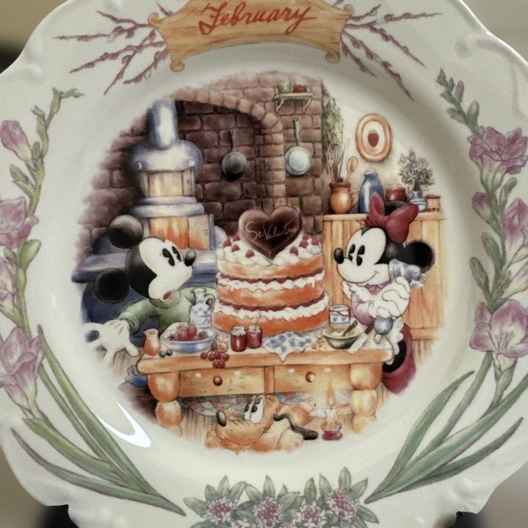 ディズニー　ミッキー&ミニーコレクション　プレート