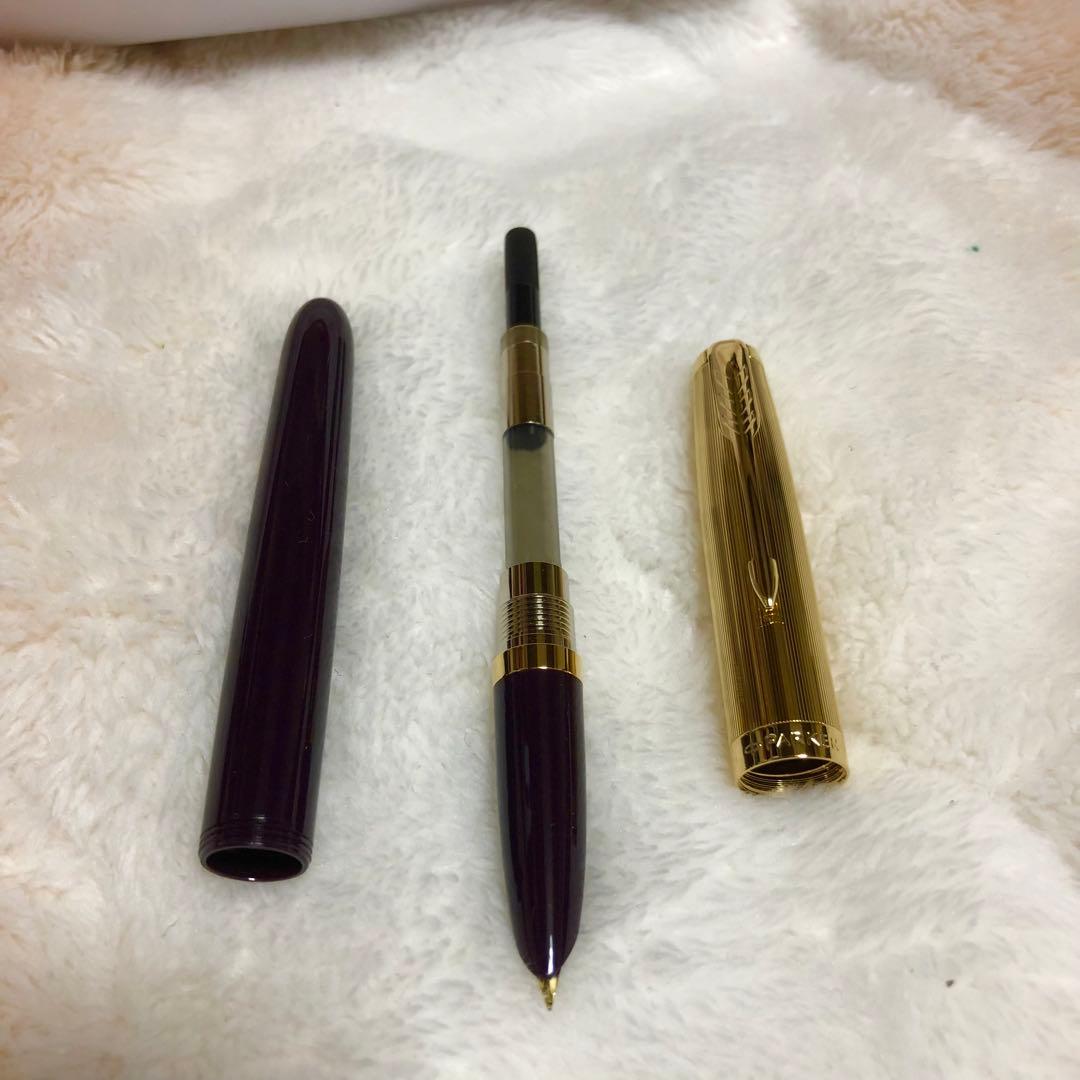 新品未使用 PARKER パーカー51 プレミアムライン 万年筆 プラム ニブF