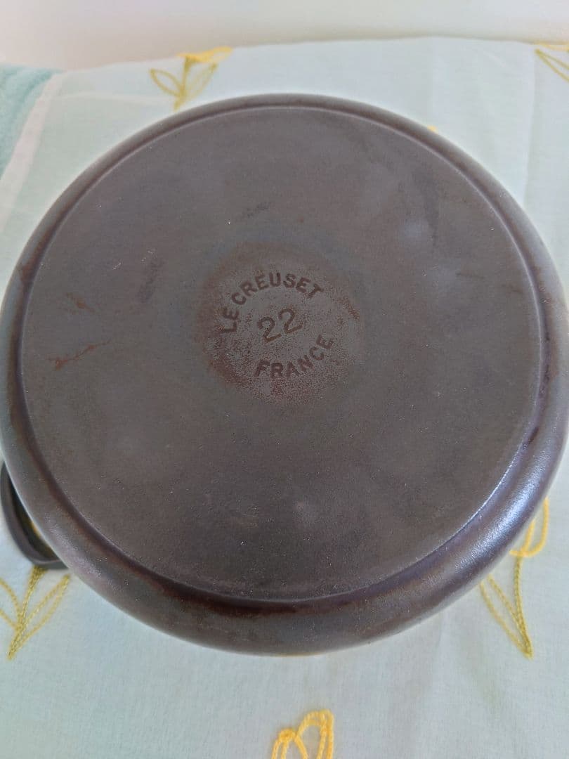 ル・クルーゼ Le Creuset ココットロンド 22cm マットブラック