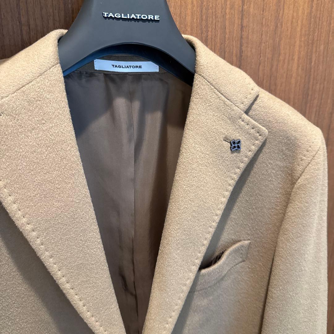 売り切り！新品未使用　TAGLIATORE カシミヤ100% コート　ベージュ