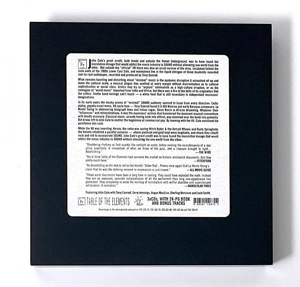 廃盤 BOX JOHN CALE NEW YORK IN THE 1960s