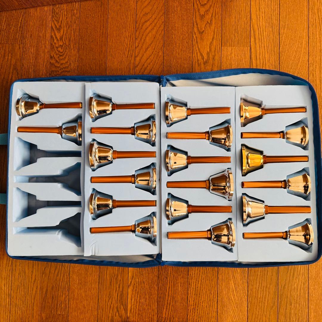 20個セット ハンドベル ゴールド