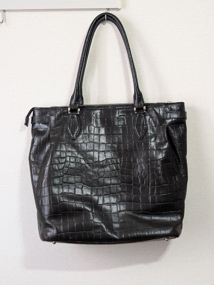 LEXUS ブラックレザートートバッグ