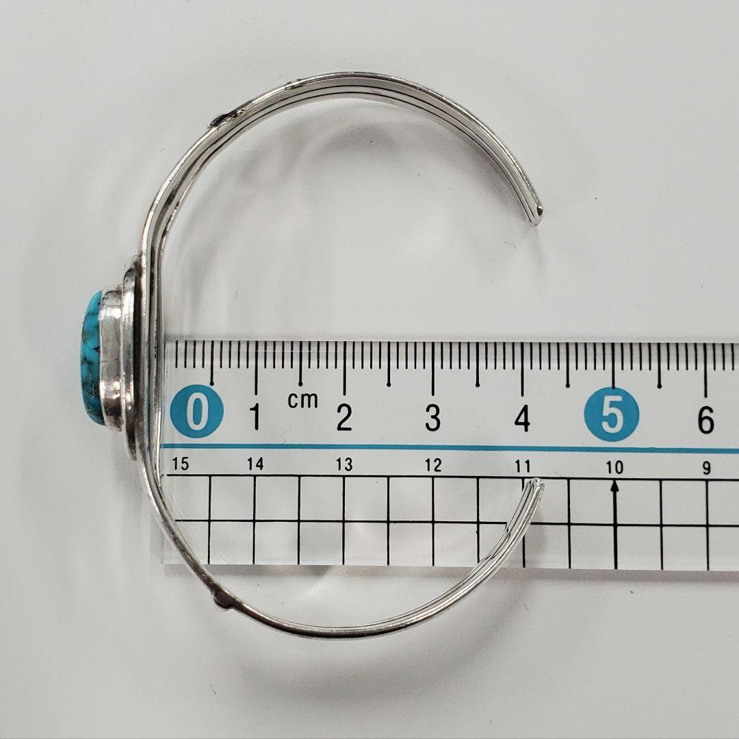 【週末のみ値下げ】ターコイズ シルバー バングル インディアンジュエリー
