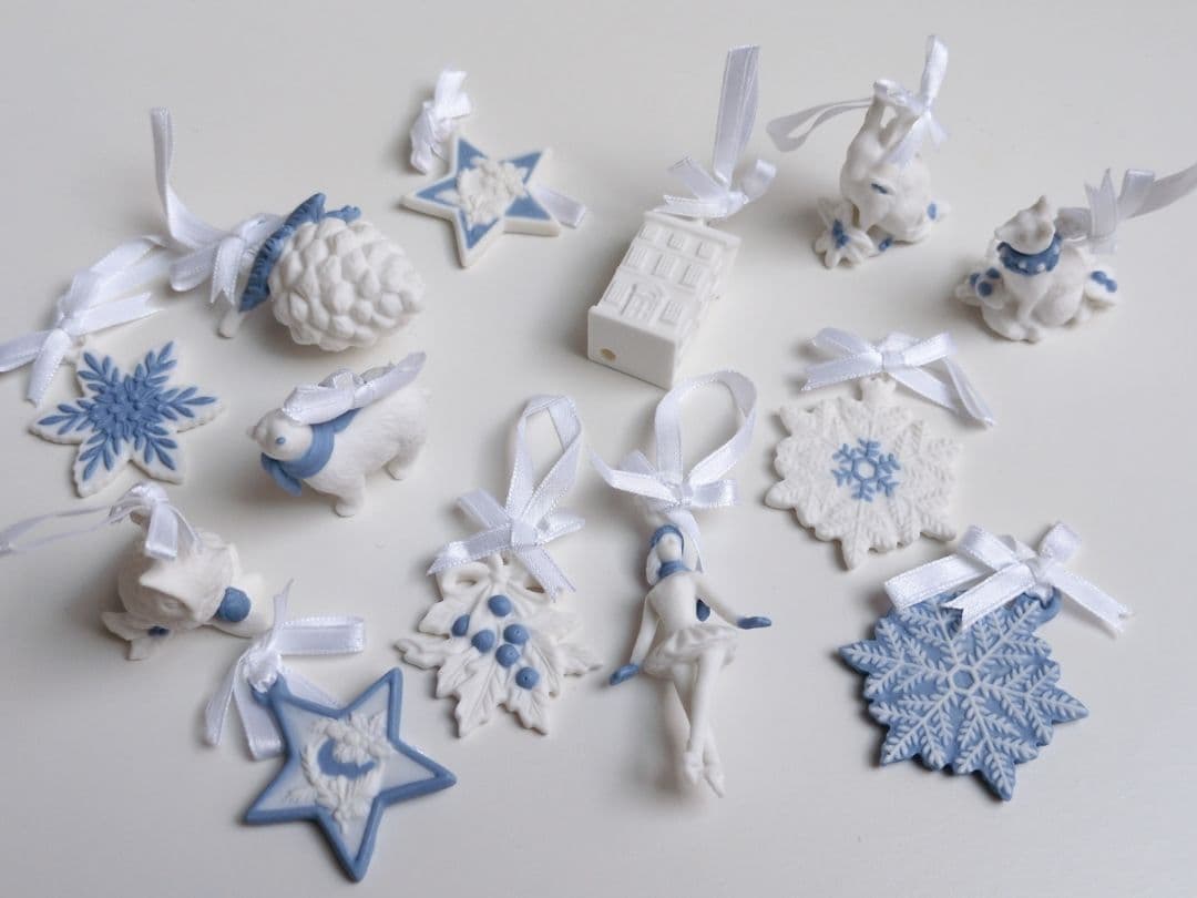 ✩2/12限定価格✩ウェッジウッド　アドベントカレンダーオーナメントのみ　13点