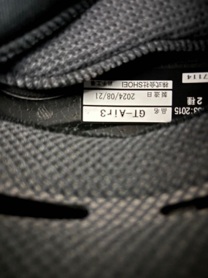 SHOEI フルフェイスヘルメット マットブラック　GT-Air3