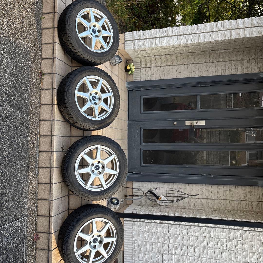【used】205/60/R16 スタッドレスウィンタータイヤ ホイールセット