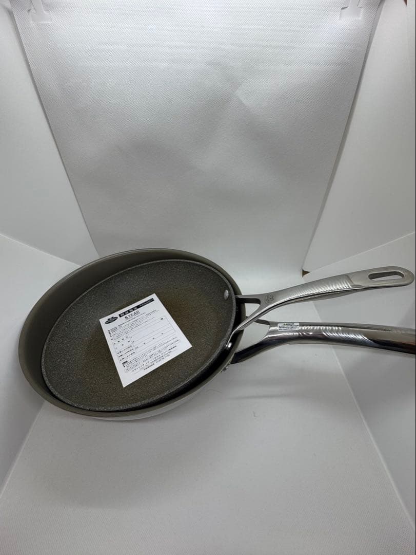 コレールフライパン28センチ深型蓋付&ツヴェリング　バッラリーニ24 ユーズ品