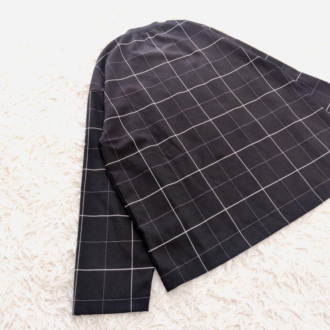 CULLNI クルニ ウインドペンチェック チンタブ プルオーバー ブラック 1