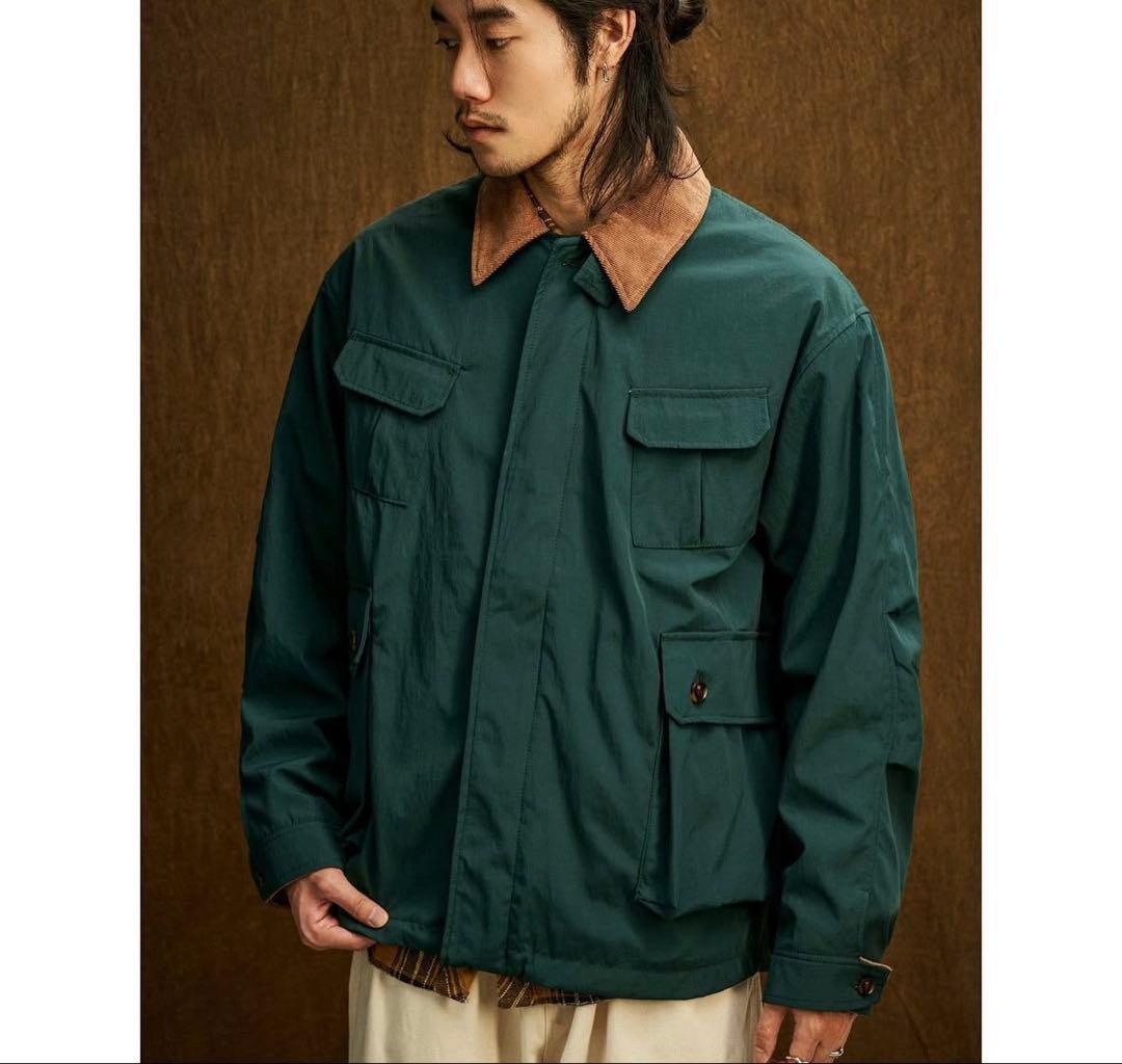 サ*ラ様 袖裏コーデュロイ ハンティングジャケット karaku バブアー Ba