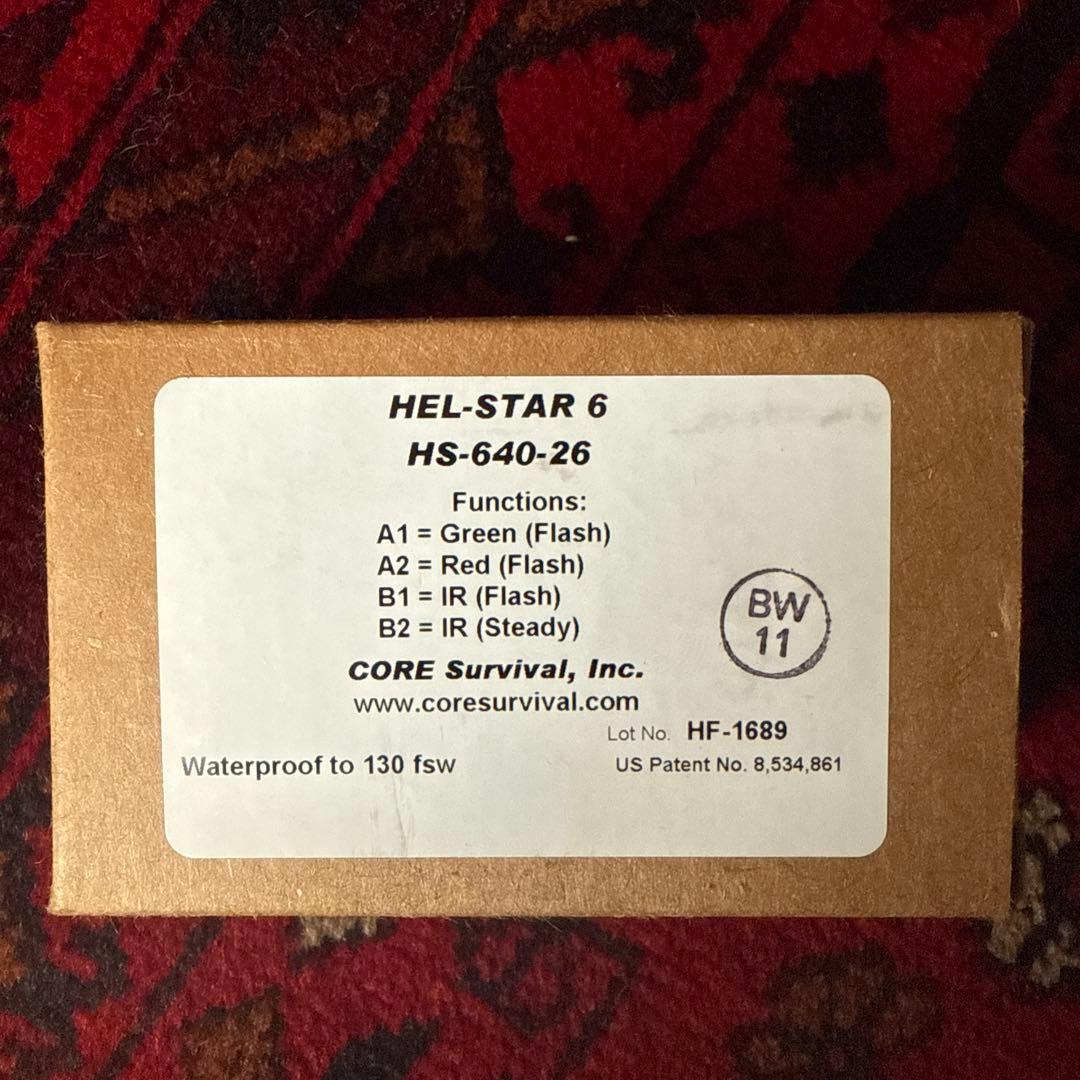 コアサバイバルヘルスターCORE SURVIVAL　HEL-STAR 6