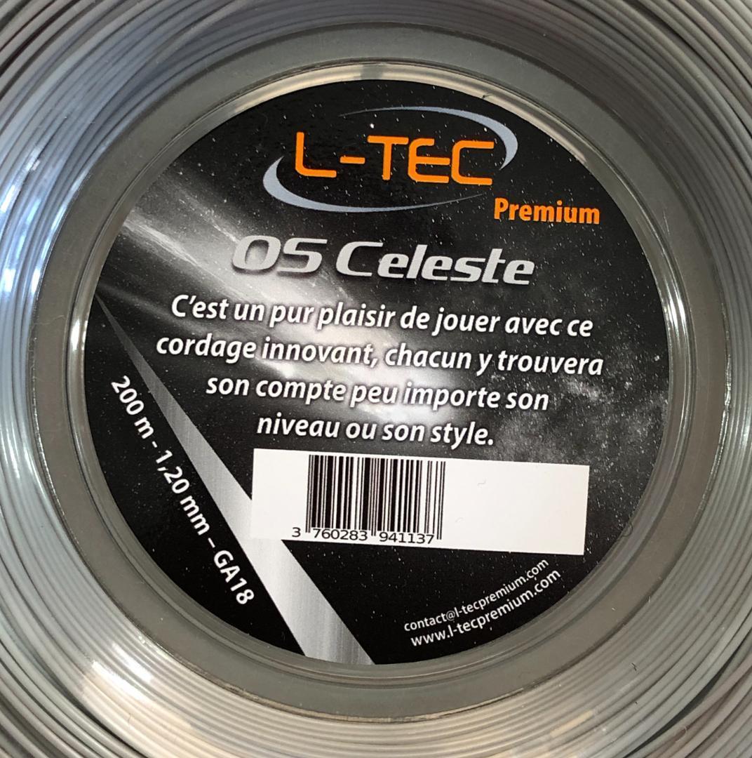 テニスガットの大革命！！L-Tecセレストシルバー1.20mm 200mロール