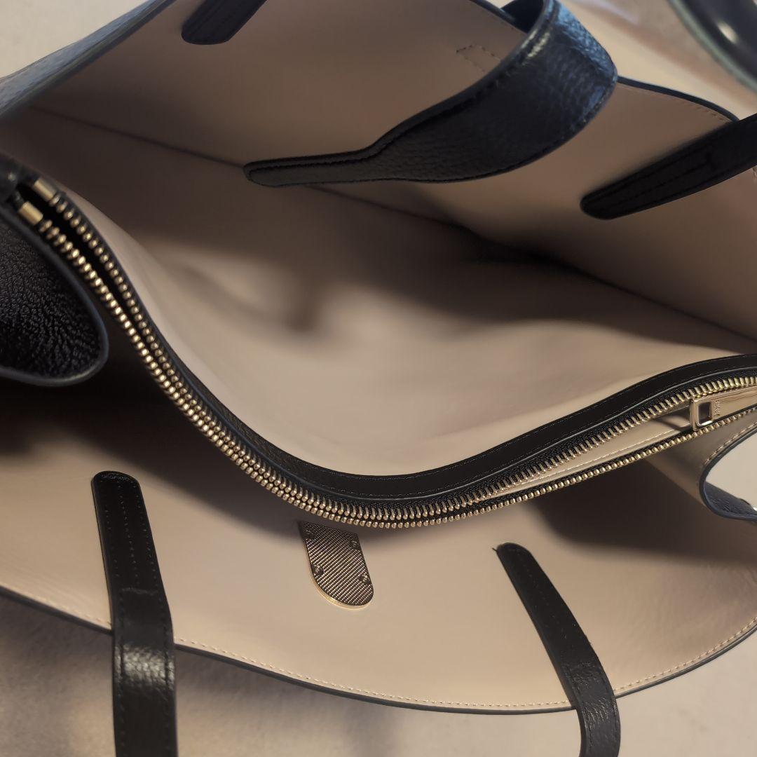 フルラ　ソフィア トートバッグ　ビジネスバッグ　黒　レザー