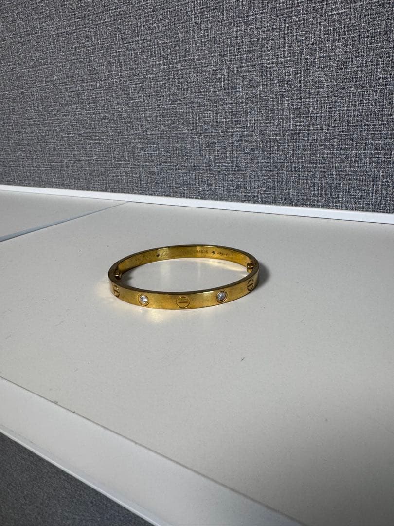 s*r様 Cartierラブブレス　4Pダイヤ　18YG