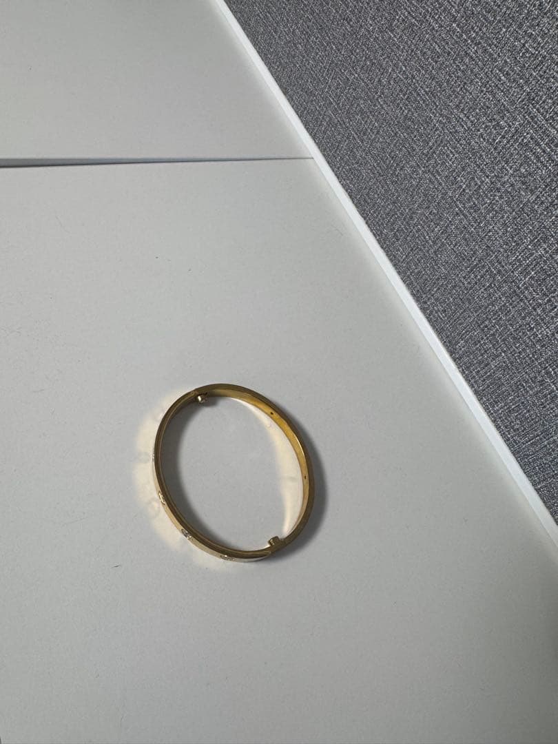 s*r様 Cartierラブブレス　4Pダイヤ　18YG