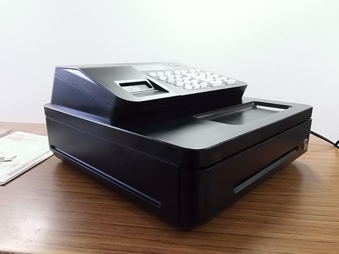 人気の黒126スマホと連携2020年製カシオSR-G3インボイスレジスター4部門