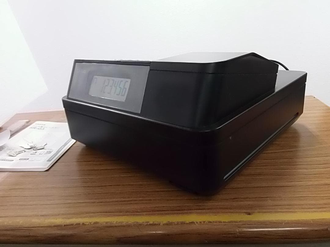 人気の黒126スマホと連携2020年製カシオSR-G3インボイスレジスター4部門