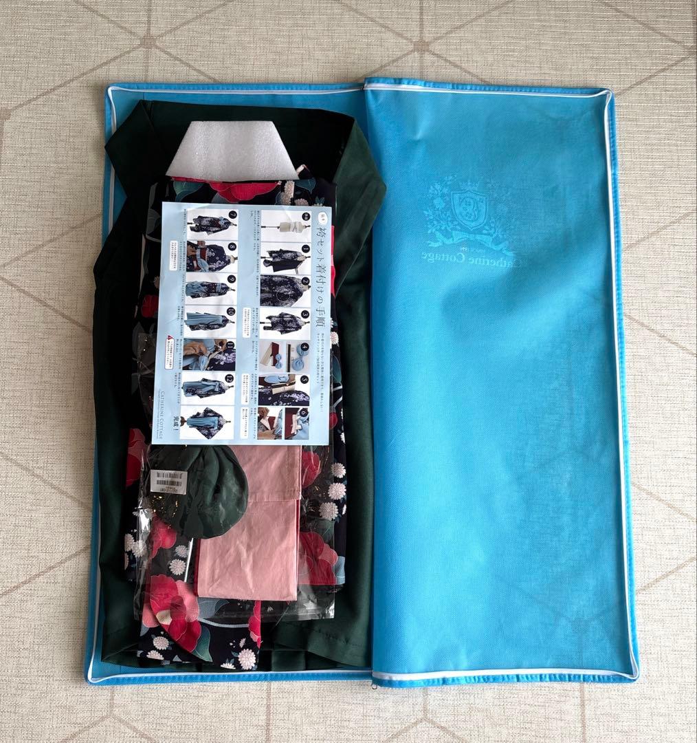 taka　簡単着付け袴110cm 髪飾り2個 　ブーツ