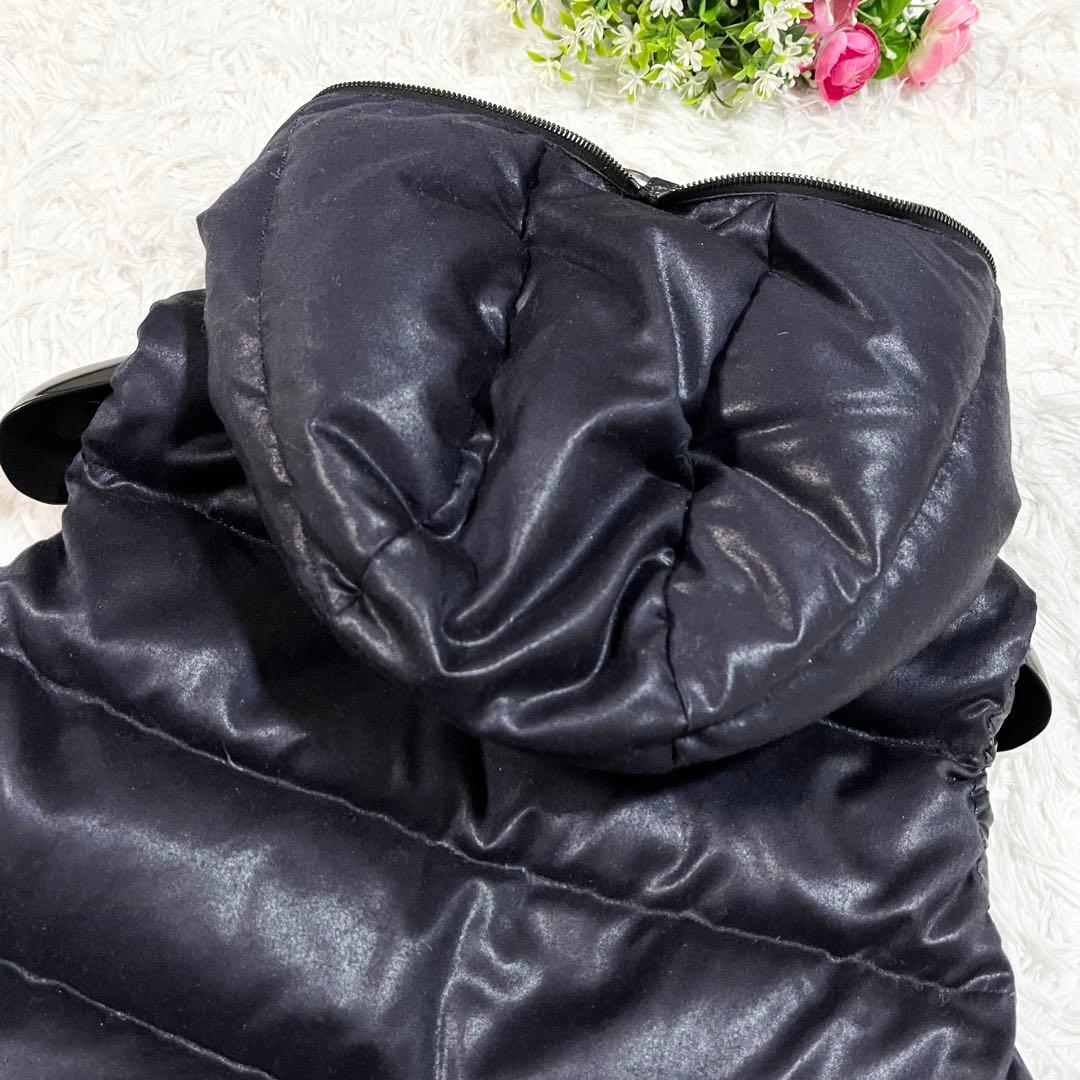 美品　デュベティカ　FEBEDUE　ダウンベスト　別注　カシミヤ混　42　紺