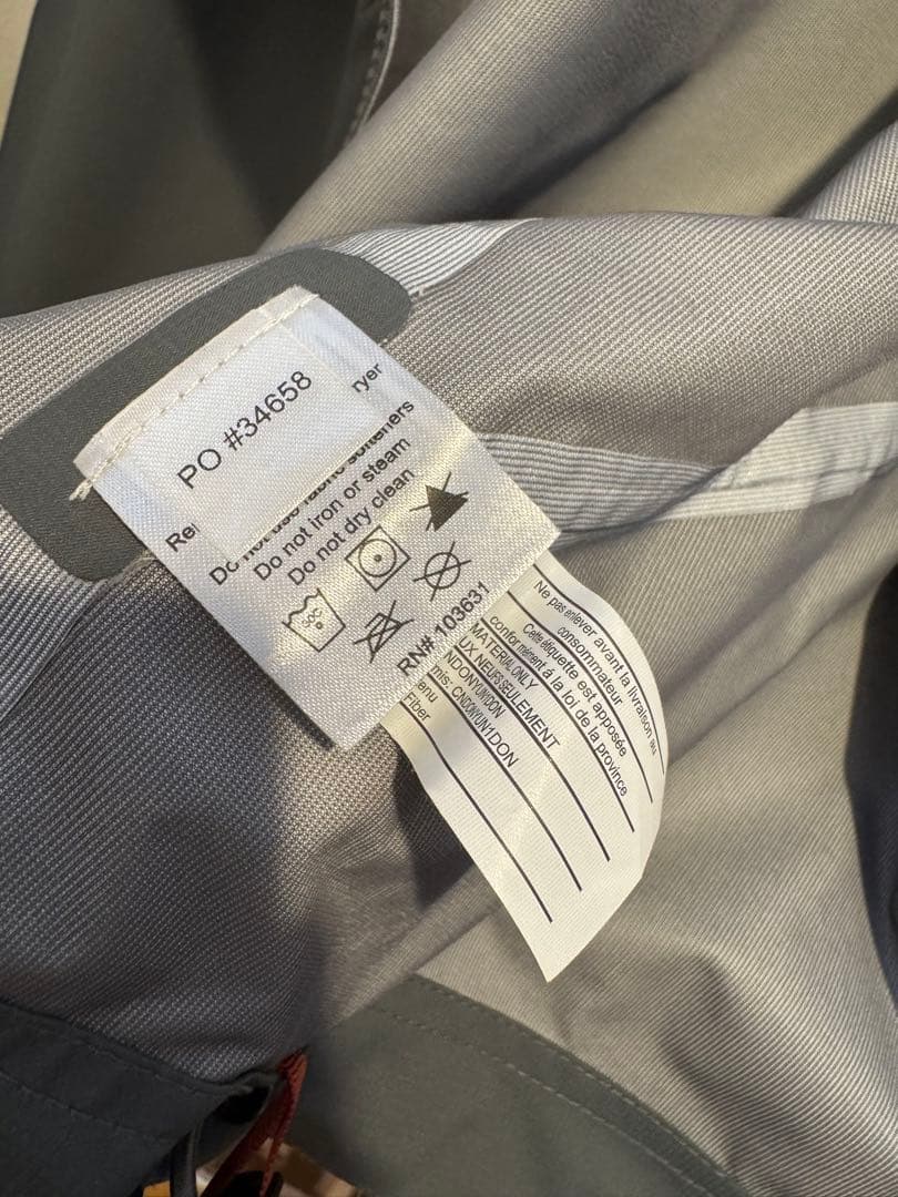 【未使用】SIMMS フィッシングジャケット グレー