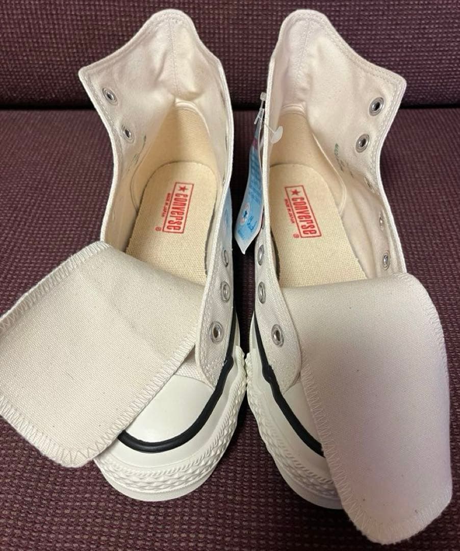 靴 CONVERSE ALL STAR HI WHITE MADE IN JAPAN