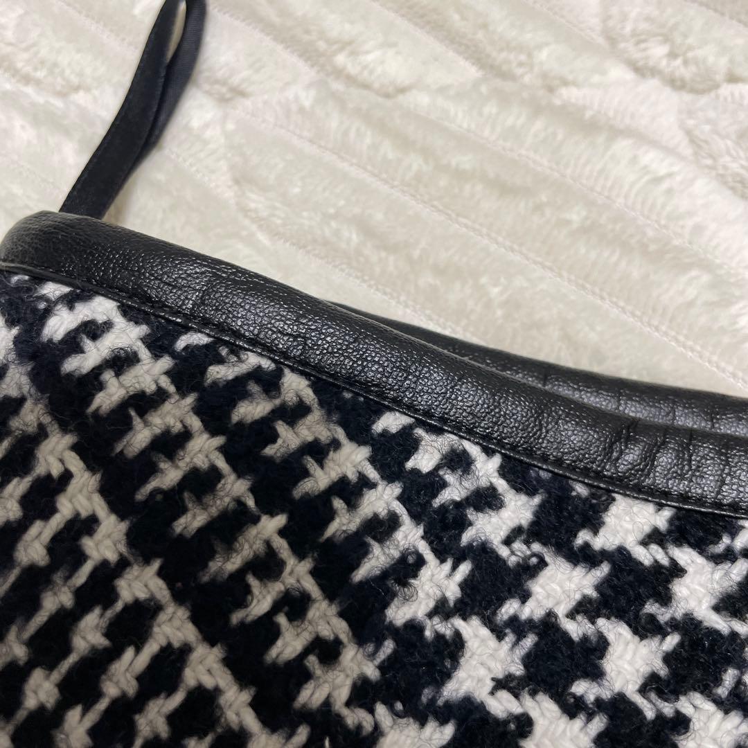 23区　ループヤーン チェック ツイード セミフレアスカート　46サイズ　2XL