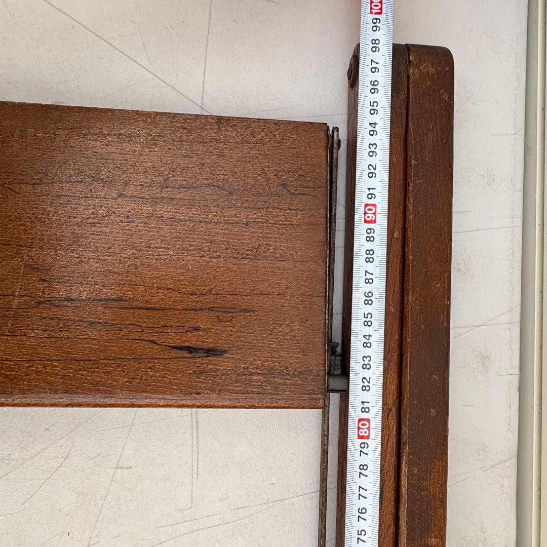 1970年代 ビンテージ 木製折畳脚立 ミッドセンチュリー