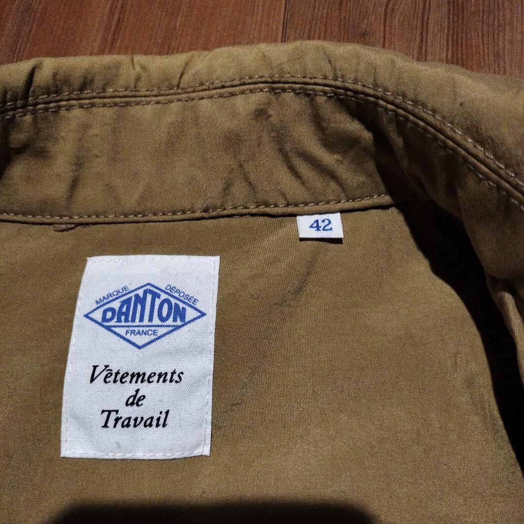 T*M様 ほぼ未使用保管品！極美品　DANTON ナイロン　コート　42 メンズ