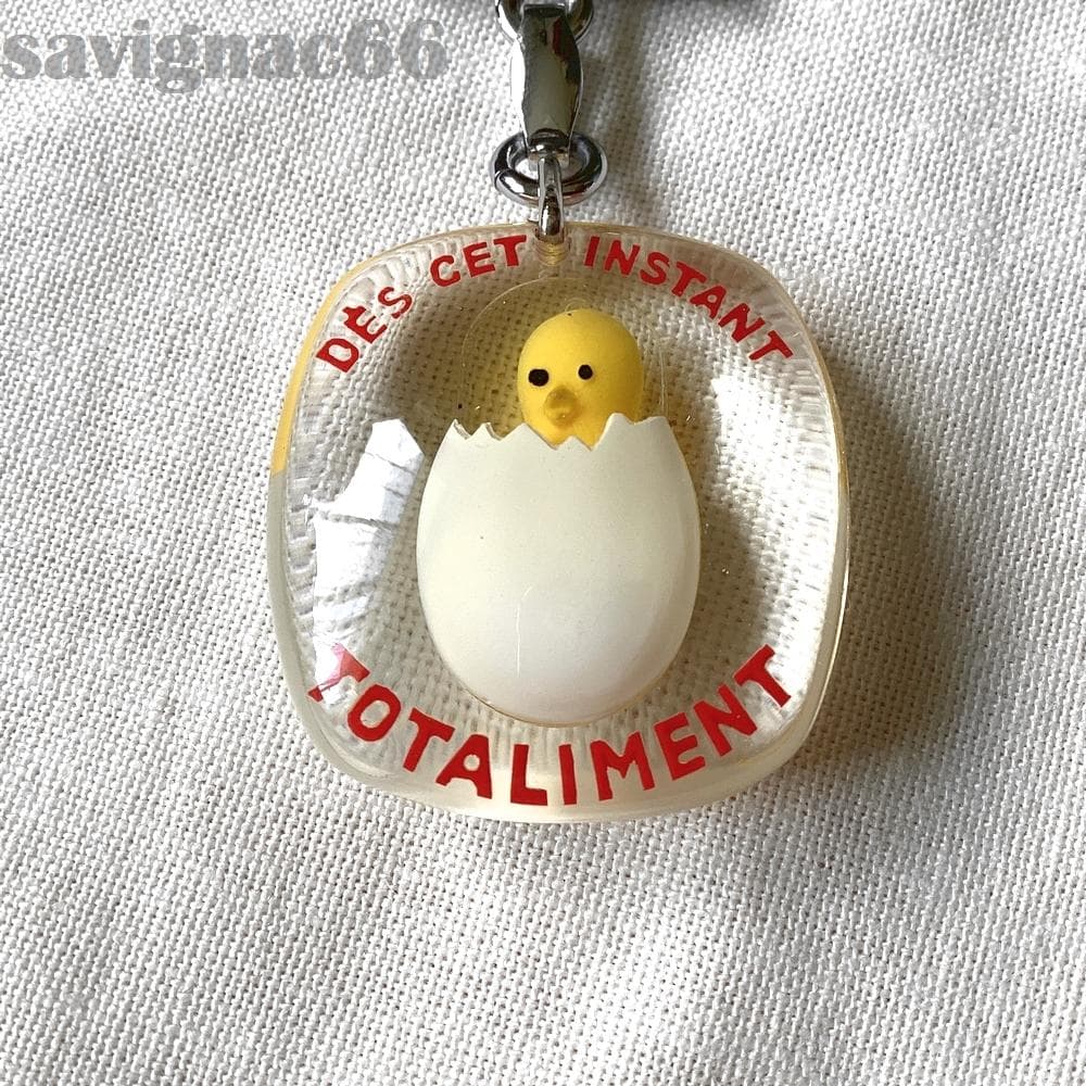 60s フレンチキーホルダー ブルボン TOTALIMENT ひよこ