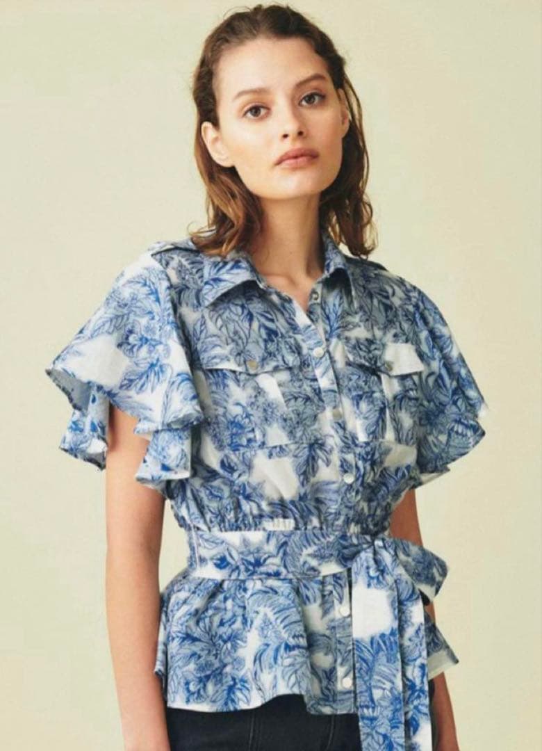 グレースコンチネンタル ジュイジャガードシャツ