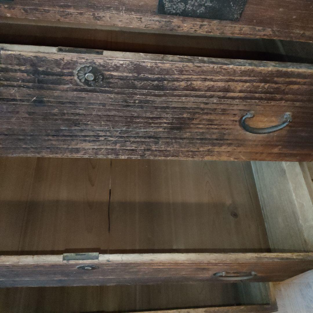 桐タンス　３分割　レトロ