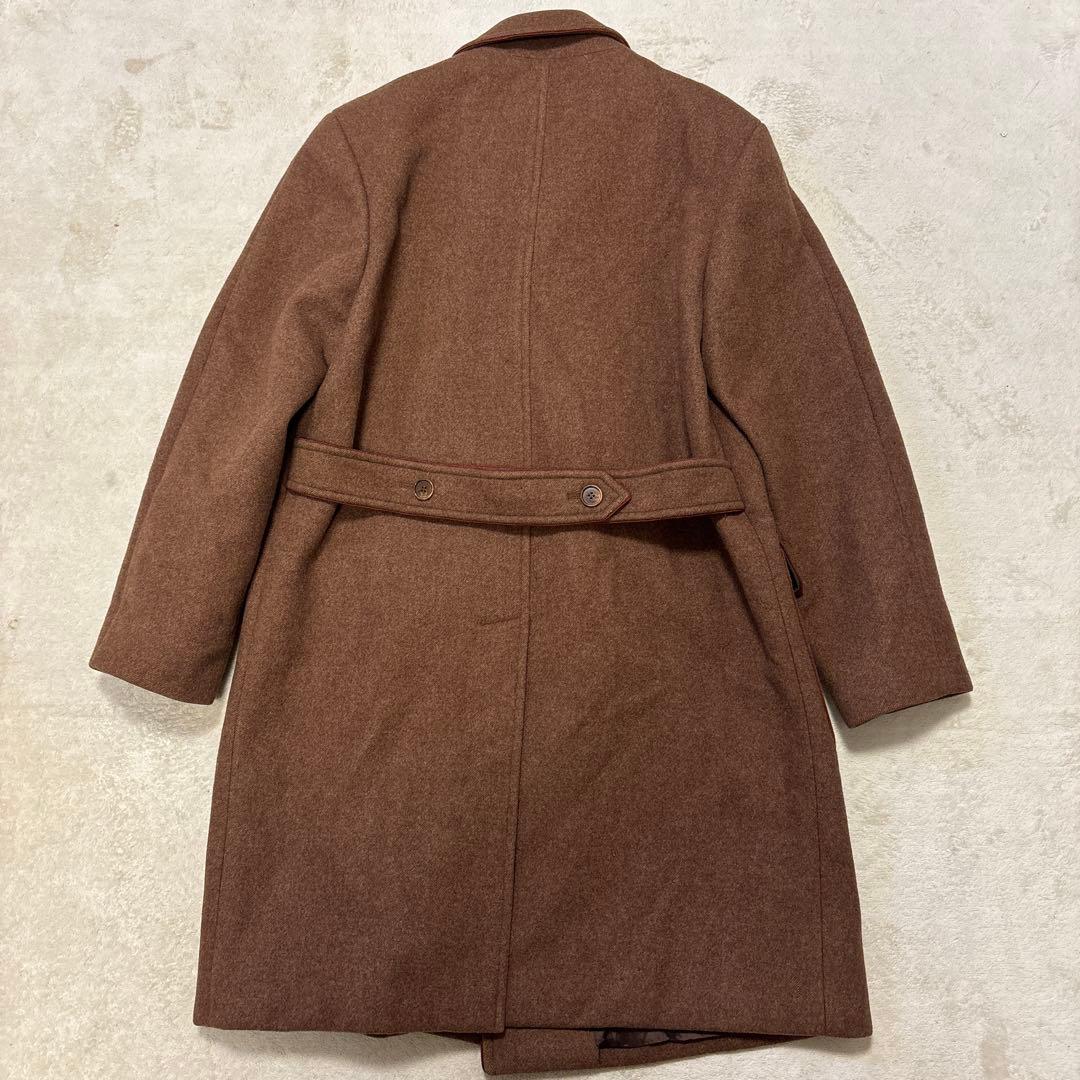 COLOMBO ダブルブレストコート メルトン 50 XLサイズ相当 パイピング