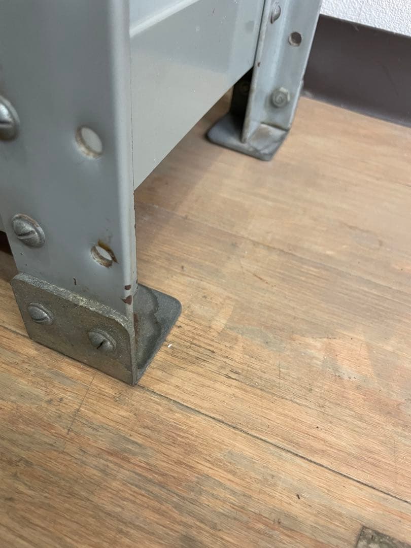 日本ファイリング　工業用スチールシェルフ　業務用 スチール棚　昭和レトロ